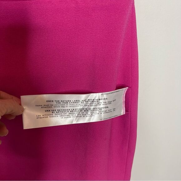 Dress the Population Maeve High Neck Back Cut Out Body Con Dress with Front Slit - Picture 8 of 10